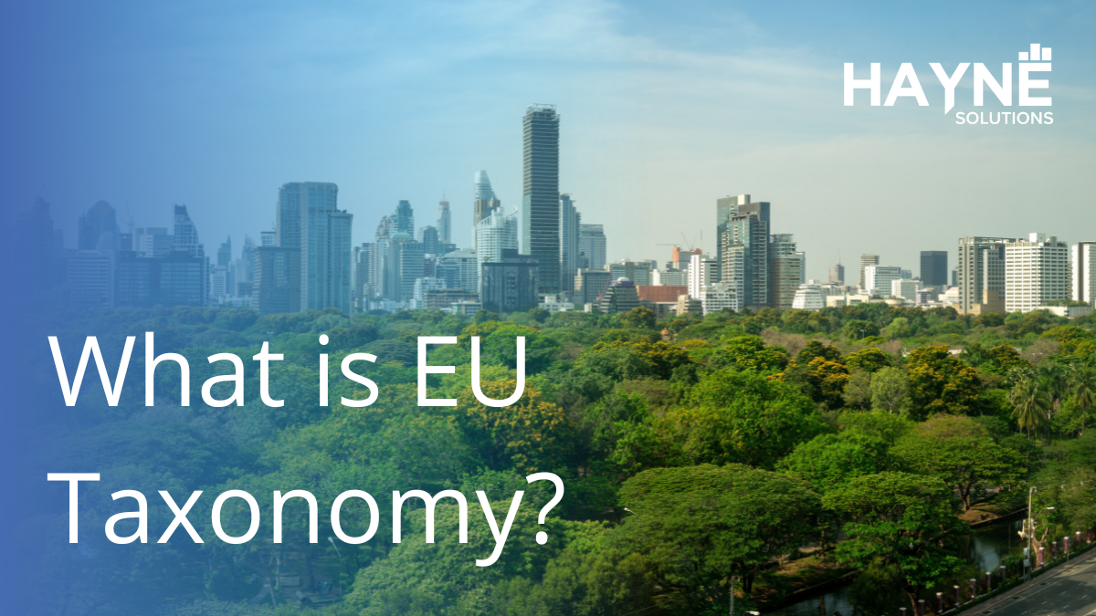 What is EU Taxonomy?