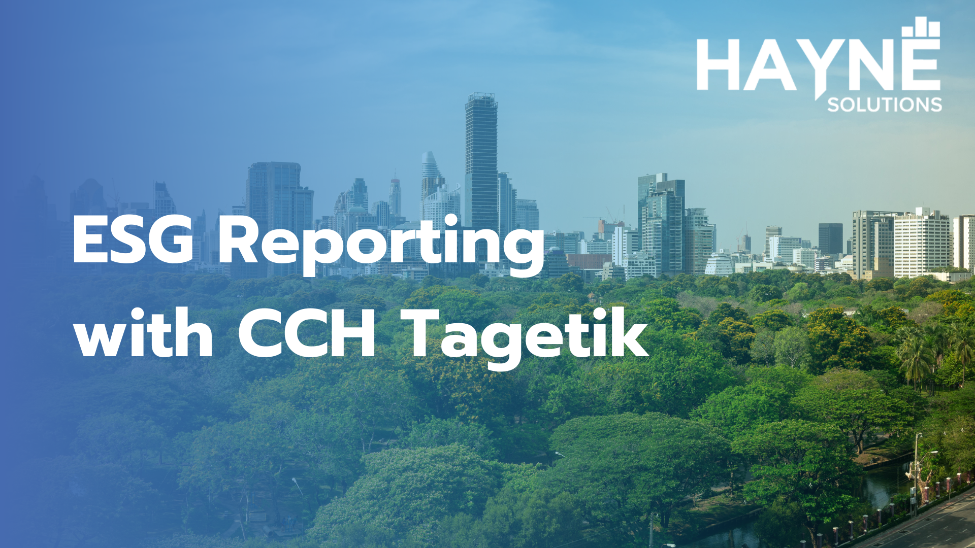 ESG Reporting with CCH Tagetik