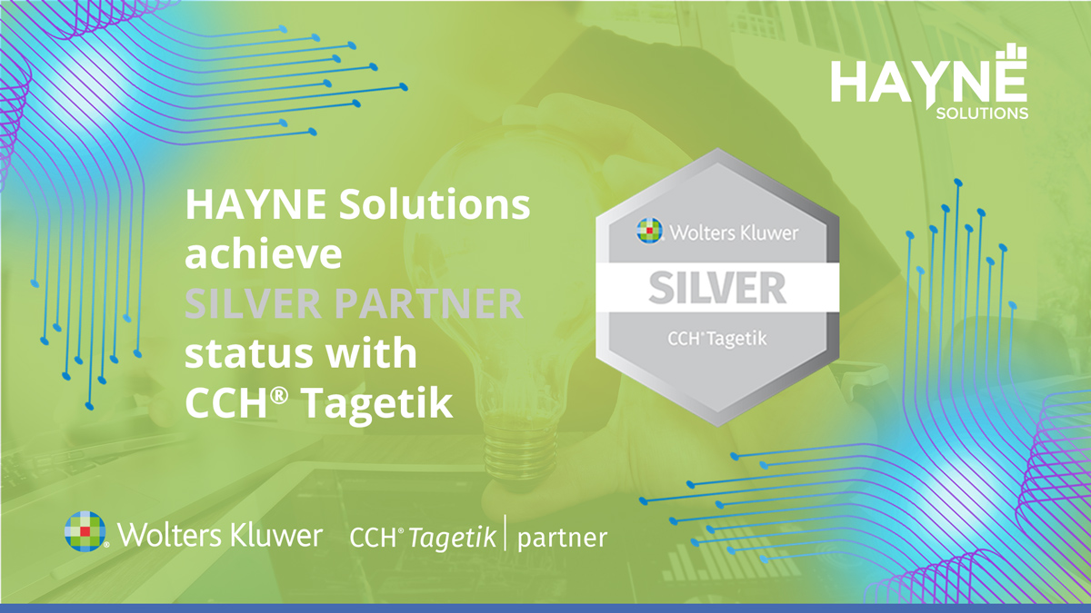 HAYNE Solutions are officially CCH® Tagetik Silver Partners