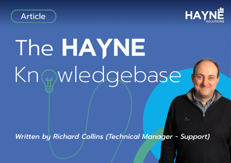 HAYNE Knowledgebase – Troubleshooting and ‘How to’ Articles Centralised