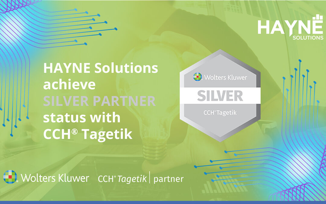 HAYNE Solutions are officially CCH® Tagetik Silver Partners